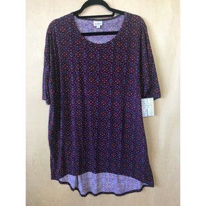 New LuLaRoe Irma Large Tunic Baggy Shirt Top Pink